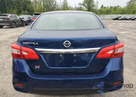 2017 Nissan Sentra S z USA, uszkodzony, nr VIN 3N1AB7AP4HY224587